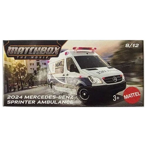 Mattel Matchbox A Film: 2024 Mercedes‑Benz Sprinter Ambulance autić 1:64 u kartonskoj kutiji – Cene