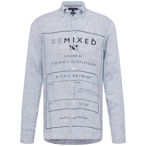 Tommy Remixed Košulja bazalt siva / crna / bijela