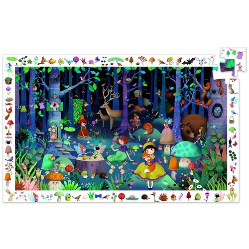 Djeco Otro&amp;scaron;ka sestavljanka Observation Enchanted Forest Slike