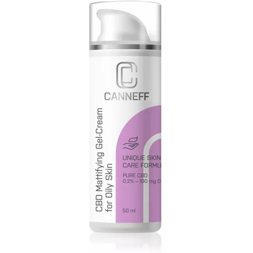 Canneff Balance CBD Mattifying Gel-Cream gel krema za masno lice sklono aknama 50 ml