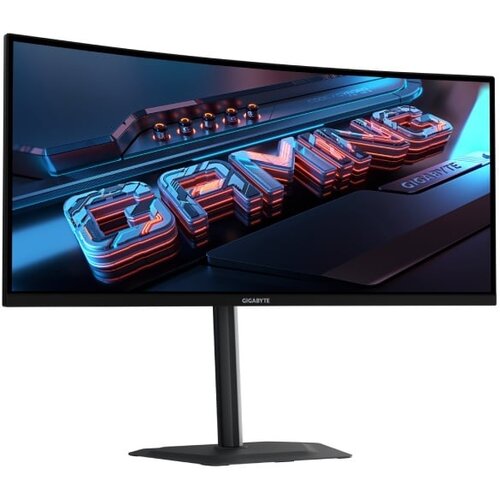 Gigabyte G34WQC2 ekran za igranje Energetska učinkovitost 2021 G (A - G) 86.4 cm (34 palac) 3440 x 1440 piksel 21:9 1 ms Cene