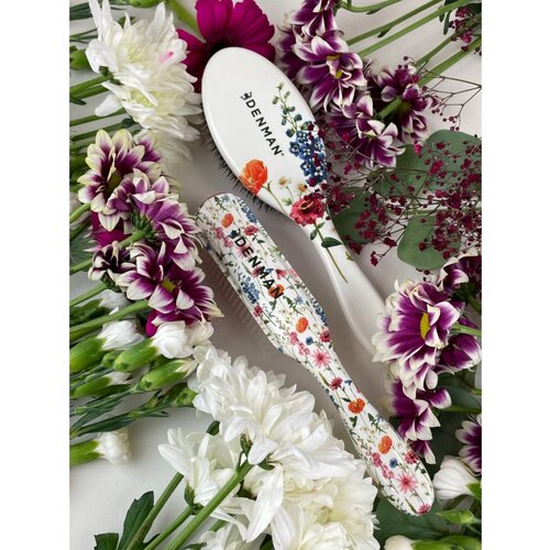 Denman Floral Fantasies D81M Style &amp;amp; Shine Brush četka za kosu 1 kom Slike