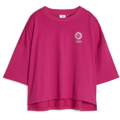 Puma x liberty graphic tee, ženska majica, pink 622207 Slike