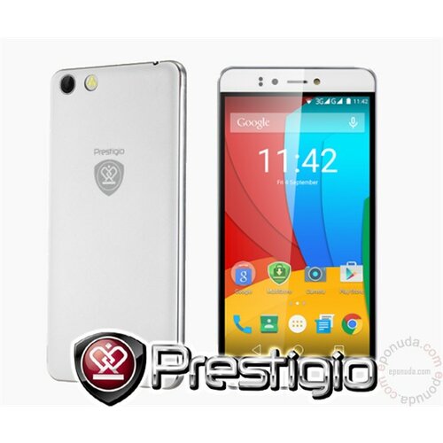 Prestigio Muze A7 PSP7530 DUO White, IPS 5.3 ,OC 1.4GHz/2GB/16GB/13&5Mpx/DS/5.1 mobilni telefon Slike