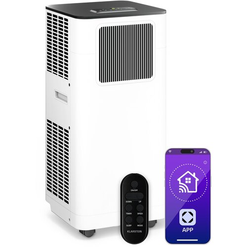 Klarstein Breeze Box mobilna klimatska naprava | 11000 BTU | 32 cm | 51 m&amp;sup2; | Energijski razred A Slike