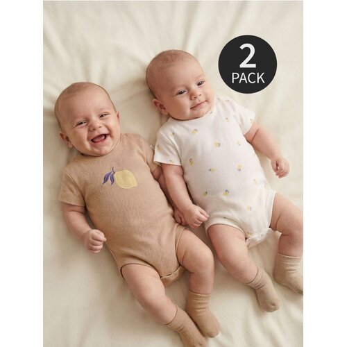 Sinsay Pamučni bodiji s motivom limuna 2 pack Cene