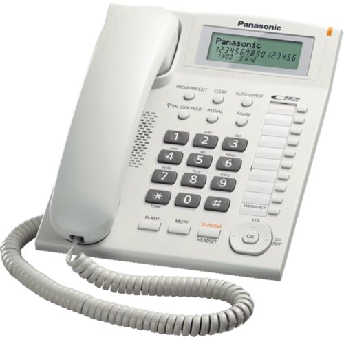 Panasonic telefon stolni KX-TS880W bijeli Slike