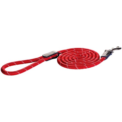 Rogz rope dugi povodac za pse od pletenog užeta 12 mm / 1.8 m crvena Slike