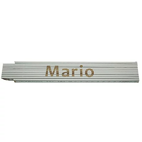  Zidarski metar (Natpis: Mario, 2 m)