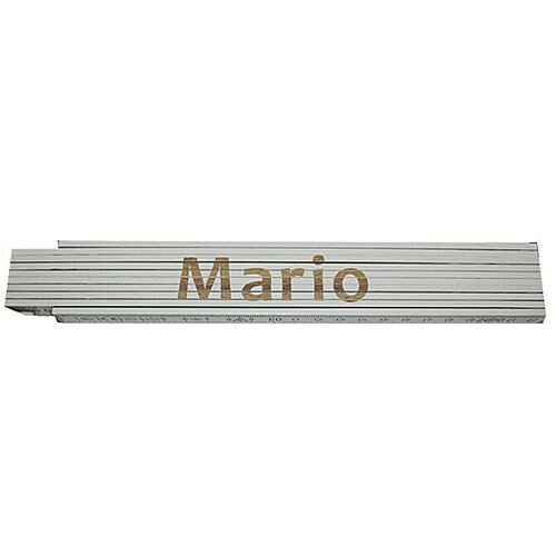  Zidarski metar (Natpis: Mario, 2 m) Slike