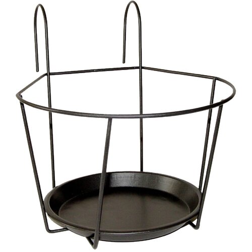 Esschert Design Sivi metalni držač za teglu za cvijeće širine 21,4 cm Cijene