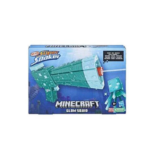  F7600 NERF SUPER SOAKER MINECRAFT GLOW SQUID PISTOLJ Cijene