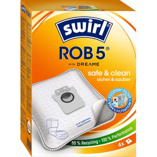 SWIRL Vrečke za robotski sesalnik ROB 5 MicroPor PLUS PureAir, (5000343421) Slike
