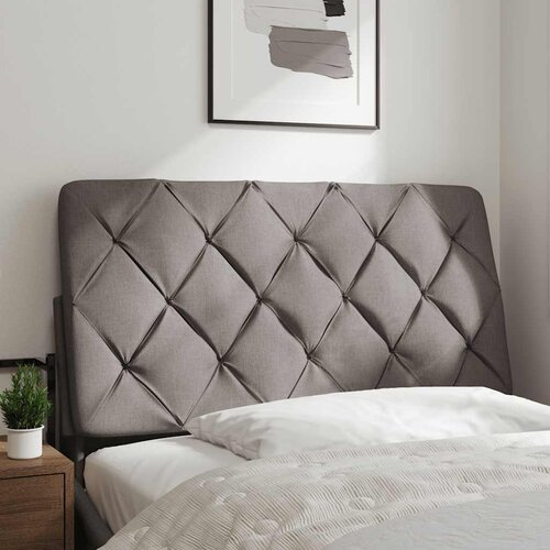 Maison Chic posteljno vzglavje - vzglavna omarica - vzglavna stranica taupe 100 cm blago, (21703877) Cene