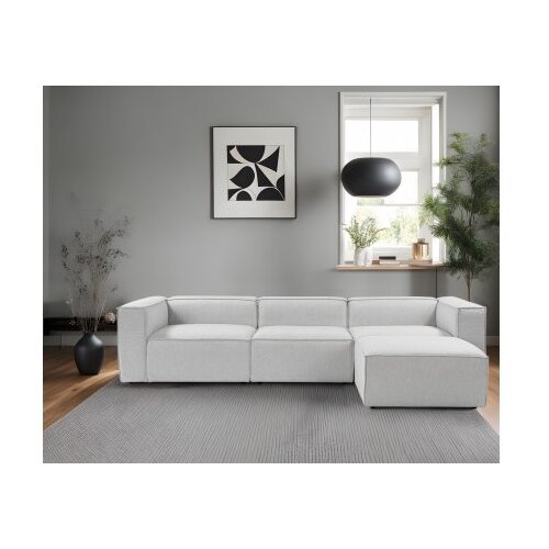 Atelier Del Sofa Kutna sofa Fora 296x66x185cm Siva Slike