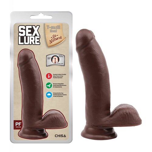  Dildo Sex Lure, 17.5cm, Braon Slike