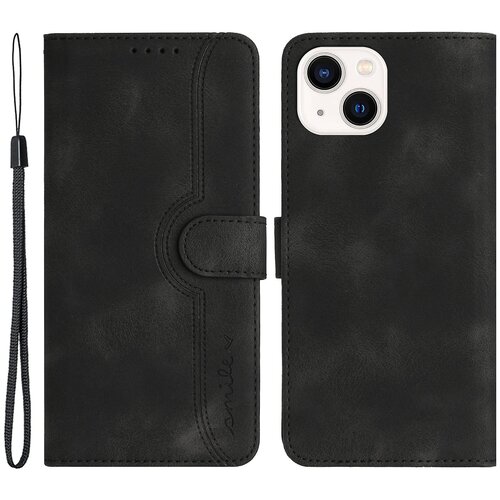 INORCO YX003 telefonski ovitek za iPhone 14 Plus PU usnjeno stojalo za denarnico, pokrov z vtisnjenim vzorcem, (22036194) Slike