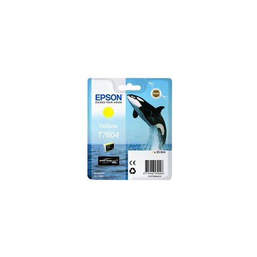 Epson Tinta T7604 (žuta), original Slike