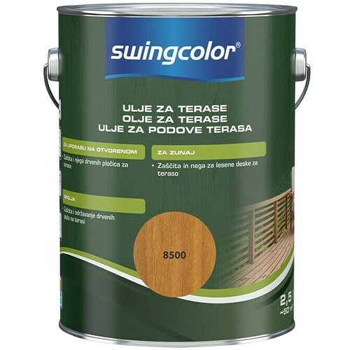 SWINGCOLOR Olje za teraso (svilnato mat, 2,5 l, barva: duglazija) Cene