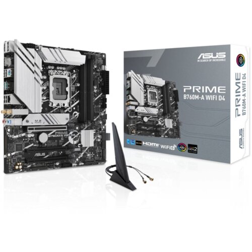 Asus PRIME B760M-A WIFI D4 Intel B760 LGA 1700 Mikro ATX Cijene