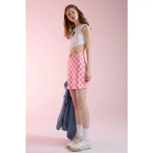 Defacto Slim Fit Knitted Skirt