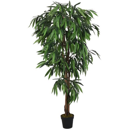 VidaXL Umjetno stablo manga 450 listova 120 cm zeleno Slike