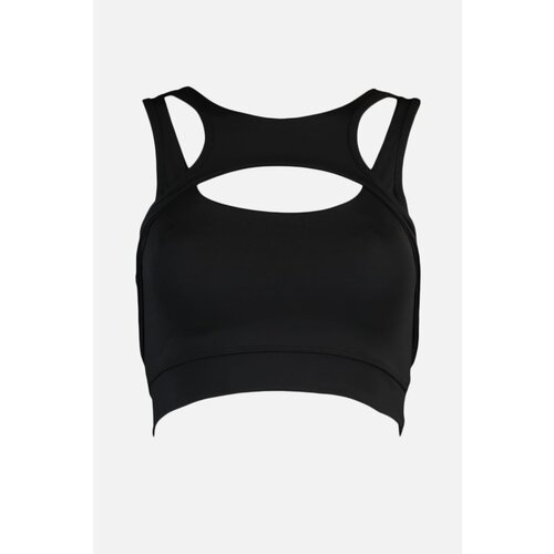 Trendyol Black Collar Detailed Support Sports Bra Slike