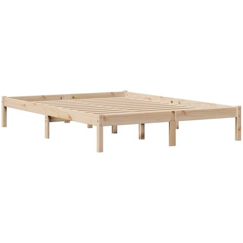  Okvir kreveta bez madraca 135 x 190 cm od masivne borovine Slike