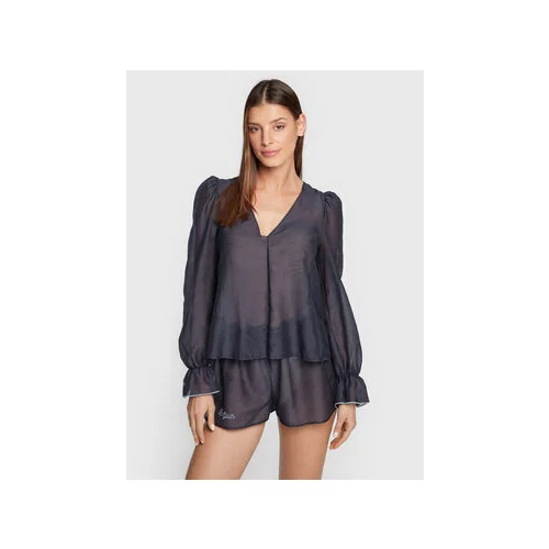 Undress Code Bluza Breakfast In Bed 489 Modra Relaxed Fit