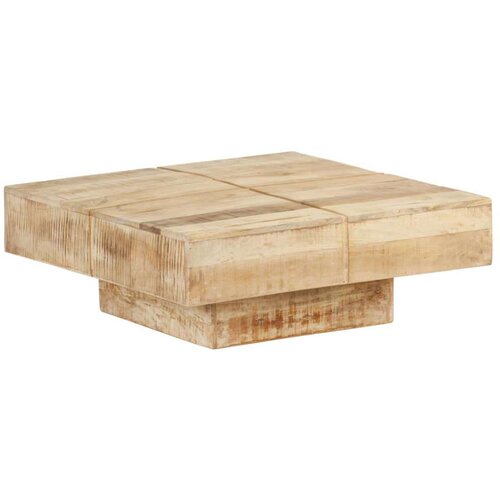 vidaXL Stolić za kavu 80 x 80 x 28 cm od masivnog drva manga Cene