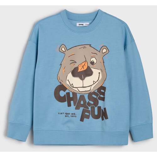 Sinsay Crewneck majica s printom medvjedića od flisa Slike