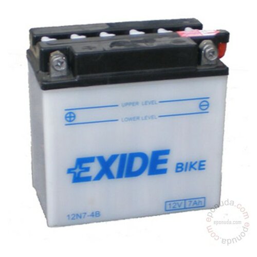 Exide BIKE 12N7-4B 12V 7Ah akumulator Slike