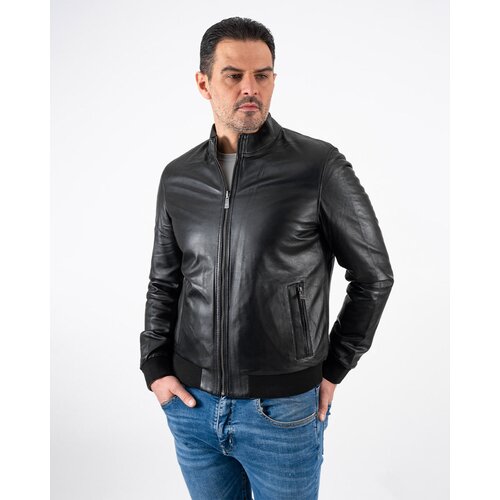 La Force Fashion mu&scaron;ka invento kožna jakna santiago - crna Cene