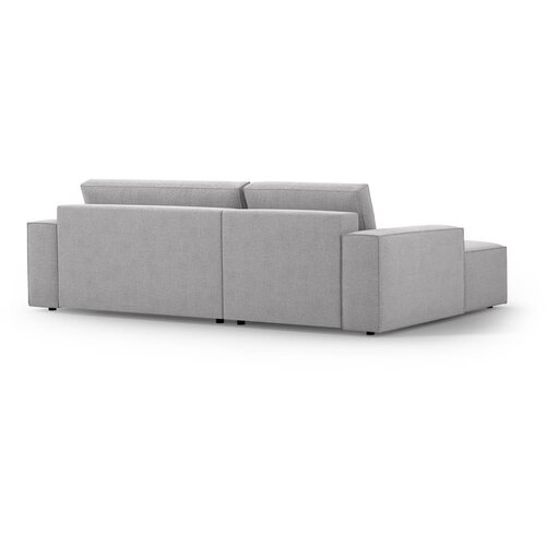 Micadoni Svijetlo siva sklopiva kutna garnitura od boucl&amp;eacute; tkanine (s lijevim kutom) Jodie &amp;ndash; Home Slike
