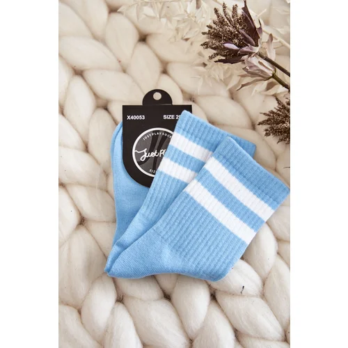 Kesi Youth Cotton Sports Socks Blue