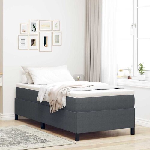  Krevet s opruga kutije Tamnosiva 100 x 200 cm Kordura tekstil Cene