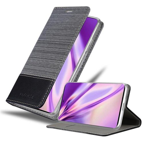 Cadorabo Case, združljiv s Samsungom v sivi črni barvi - za&amp;scaron;čitni pokrov z magnetnim zapiranjem, stoječo funkcijo in režo za kartico, (20563818) Slike