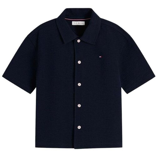 Tommy Hilfiger Srajce s kratkimi rokavi KB0KB10408 C1G Modra Cene