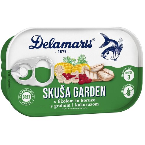 Nepoznato DELAMARIS Garden skuša sa povrćem 125g Cene