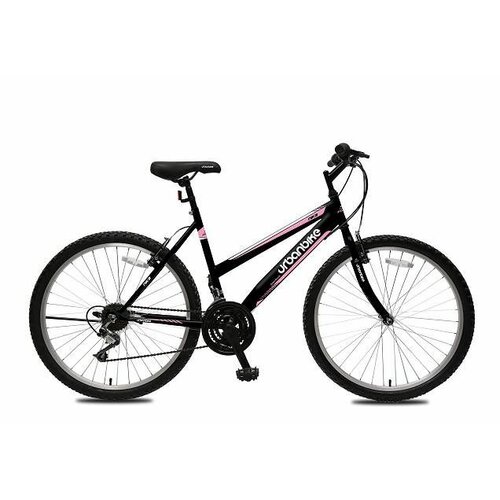 Urbanbike ženski bicikl nika crno/roze Slike