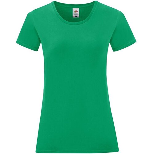 Fruit Of The Loom Iconic Women&amp;#039;s Green Women&amp;#039;s T-shirt Slike