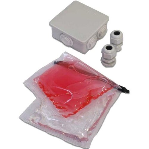 Famatel razvodna kutija nadžbuk 3002-GL, 80x80mm, vodonepropusna, Bijela Slike