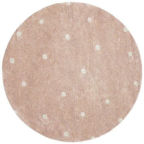 Lorena Canals tepih okrugli mini dot rose Cene