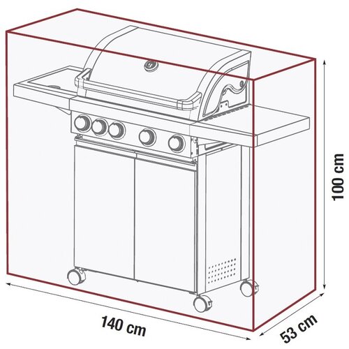 GRILLSTAR zaščitna prevleka za plinski žar grillstar atlanta 450 (v 100 x d 140 x š 53 cm, poliester) Cene