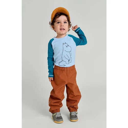 Reima Otroške smučarske hlače Heinola oranžna barva