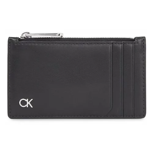 Calvin Klein Velika moška denarnica Metal Ck K50K511685 Črna