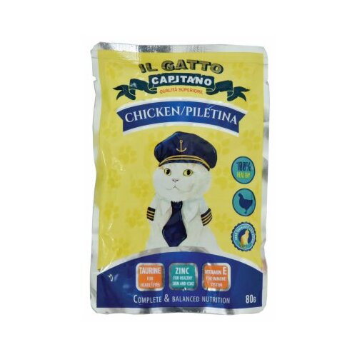 Il Capitano hrana za mace piletina 80G Cene
