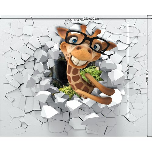 3D žirafa 3D 172-M 250x200 Slike