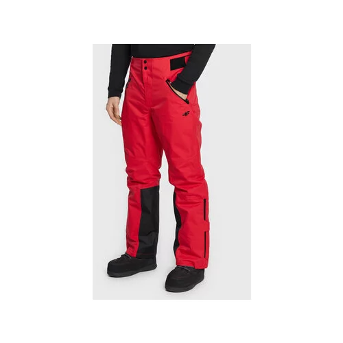4f Smučarske hlače H4Z22-SPMN006 Rdeča Regular Fit