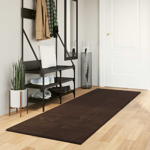 Tepih HUARTE Smeđa 80 x 250 cm 100% poliester Ravna Slike